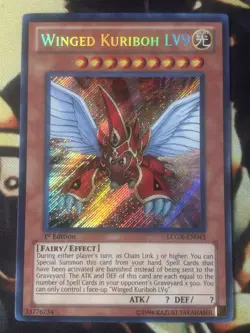 Yugioh: Winged Kuriboh LV9 - LCGX-EN043 - Secret Rare - 1st Edition - NM - Image 1