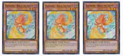3x Blackwing - Breeze the Zephyr 1st Edition Ultra Rare BLCR-EN061 Yu-Gi-Oh! - Image 1