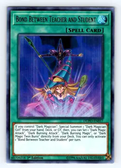 Yugioh Bond Between Teacher and Student DUPO-EN017 Ultra Rare - NM 💎 - Image 1