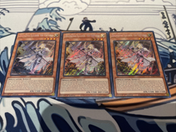 Yugioh Dogmatika Ecclesia, The Virtuous Secret Rare RA01-EN020 x3 Near Mint - Image 1