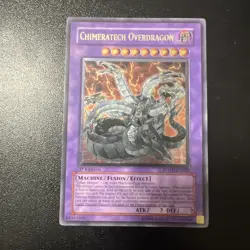 Yugioh Chimeratech Overdragon POTD-EN034 1st Edition Ultimate Rare - Image 1