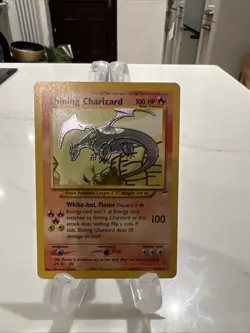 Shining Charizard 107/105 Holo Rare Neo Destiny LP/MP WOTC Pokemon Card - Image 1