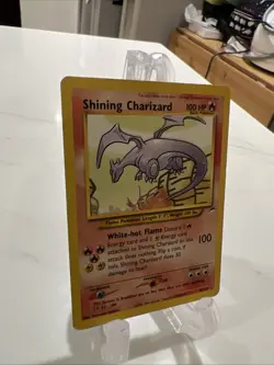 Shining Charizard 107/105 Holo Rare Neo Destiny LP/MP WOTC Pokemon Card - Image 2