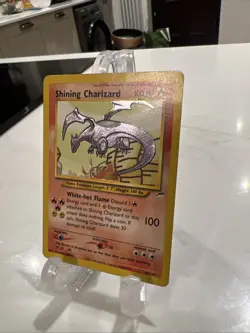 Shining Charizard 107/105 Holo Rare Neo Destiny LP/MP WOTC Pokemon Card - Image 3