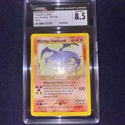 CGC 8.5 Shining Charizard Holo Neo Destiny 107/105 2002 Pokemon Card psa - Image 3