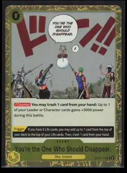 You're the One Who Should Disappear (Reprint) OP06-115 One Piece Premium Booster - Image 1