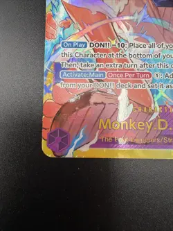 Monkey D Luffy OP05-119 SEC One Piece Card Game Awakening Of The New Era Raw - Image 2