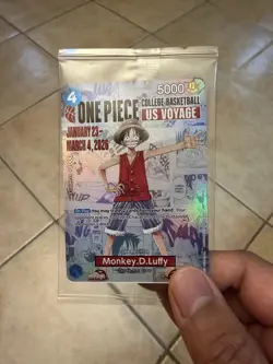One Piece | Monkey D. Luffy | College Basketball US Voyage Promo | SEALED & MINT - Image 2
