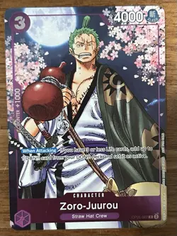Zoro-Juurou ONE PIECE OP05-067 2nd Anniversary Promo English - Image 1