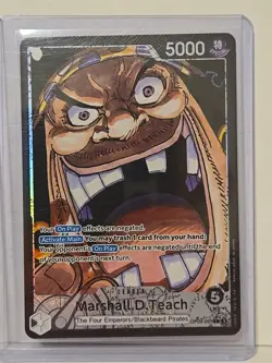 Marshall.D.Teach (081) (Parallel) OP09-081 Emperors in the New World Foil - Image 1