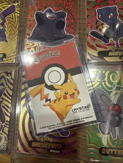 2025 POKEMON SHADOW Crystal Cards - Full Set 9/9 Peru Limited Edition Mewtwo Mew - Image 2