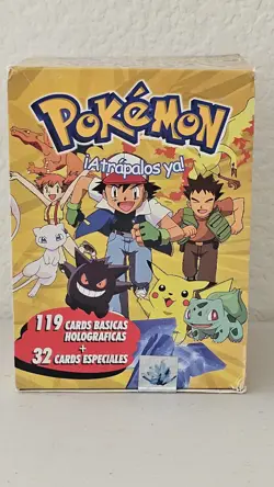 2025 BOX POKEMON STAINED GLASS Crystal Cards - (25 Sealed Packs) Peru CHARIZARD - Image 1
