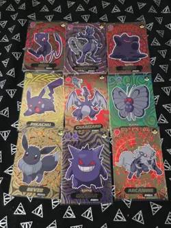 2025 POKEMON SHADOW Crystal Cards - Full Set 9/9 Peru Limited Edition Mewtwo Mew - Image 1
