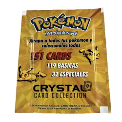 Pokemon Stained Glass Crystal Card Collection 1 Pack Holo Charizard Peru - Image 2