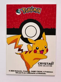 2025 POKEMON STAINED GLASS Crystal Card #144 ARTICUNO Kanto Peru Foil - Image 4