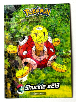 2025 POKEMON JOHTO STAINED GLASS Crystal Card #062 SHUCKLE Peru Foil - Image 1