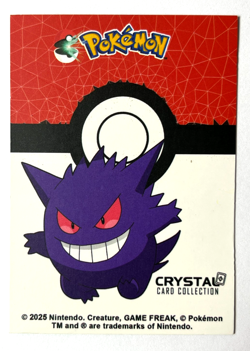 2025 POKEMON JOHTO STAINED GLASS Crystal Card #062 SHUCKLE Peru Foil - Image 4