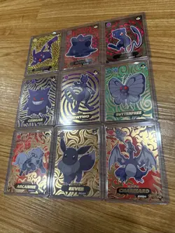 2025 POKEMON SHADOW Crystal Cards - Full Set 9/9 Peru Limited Edition Mewtwo Mew - Image 1