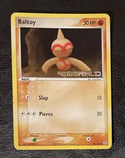 Pokemon Baltoy 43/106 EX Emerald Reverse Holo Stamped - Image 1