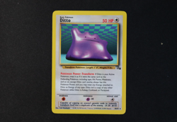 Ditto 18/62 Non Holo Rare Pokemon TCG Card Vintage Fossil 1999 Light Play - Image 1