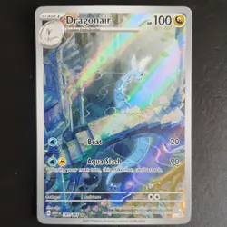 Pokemon TCG Dragonair Full Art Holo Card Scarlet & Violet 151 Series 181/165 - Image 1
