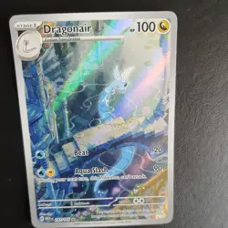 Pokemon TCG Dragonair Full Art Holo Card Scarlet & Violet 151 Series 181/165 - Image 4