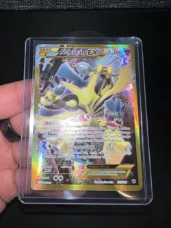Alakazam EX Fates Collide 125/124 Full Art Holo Secret Rare Pokemon TCG NM - Image 1