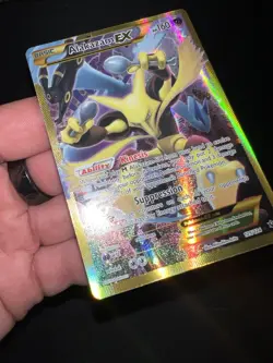 Alakazam EX Fates Collide 125/124 Full Art Holo Secret Rare Pokemon TCG NM - Image 3