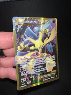 Alakazam EX Fates Collide 125/124 Full Art Holo Secret Rare Pokemon TCG NM - Image 4