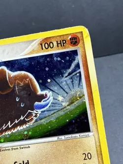 Piloswine 13/109 Holo Rare Ex Team Rocket Returns Set Pokemon 2004 Damaged DMG - Image 4