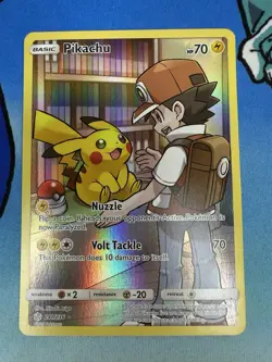 Pikachu 241/236 Cosmic Eclipse Alternate Art Trainer Gallery Pokemon Card - Image 1