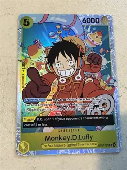 Monkey.D.Luffy OP07-109, One Piece TCG From the Best Vol. 2, SR foil, English - Image 1
