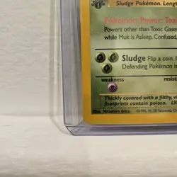 Pokemon Card Muk (28/62) Fossil Rare Non-Foil 1st Edition TCG LP - Image 5