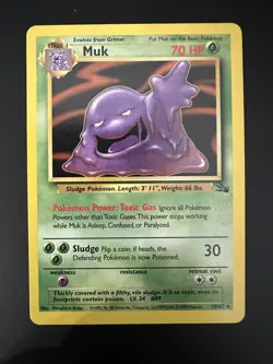 Pokemon TCG Fossil #28/62 Muk (28) LP / NM - Image 1