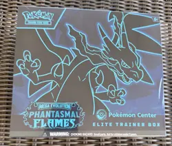 NEW POKEMON CENTER MEGA EVOLUTION PHANTASMAL FLAMES ELITE TRAINER BOX ETB SEALED - Image 1