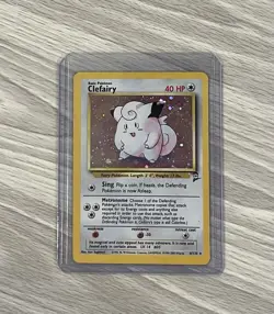 Clefairy - 6/130 - Pokemon Base Set 2 Holo Rare Card WOTC MP - Image 1