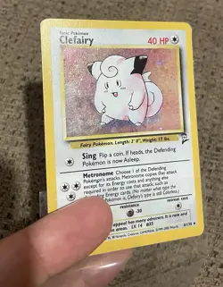 Clefairy - 6/130 - Pokemon Base Set 2 Holo Rare Card WOTC MP - Image 3