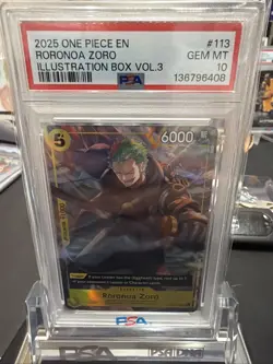 Roronoa Zoro (Illustration Box Vol.3) OP07-113 One Piece Promotion Cards Foil - Image 1
