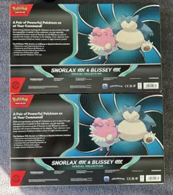 2x Pokemon Trading Card Game Snorlax ex and Blissey ex Special Collection Box - Image 2