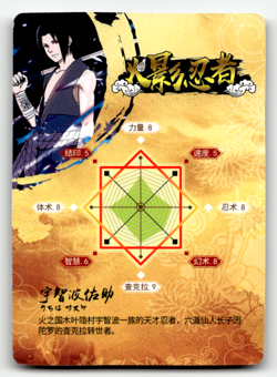 Naruto - Sasuke Uchiha - SSR Gold Prism - Japanese Card - Image 2