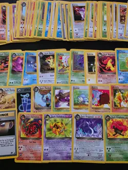 Pokemon Team Rocket 100 Card Bulk Lot LP-MP Common Uncommon WOTC Vintage - Image 3