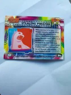 Stealing Pokemon #27 Black Label Topps Mewtwo Strikes Back Pokemon Card NM - Image 2