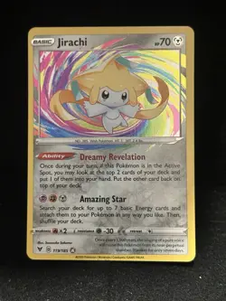 Pokemon TCG Jirachi Vivid Voltage 119/185 Amazing Rare Card - Image 1