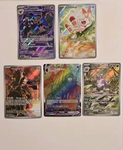 Pokemon Tcg Lot Ascended Heroes S&V Destined Rivals 151 Full Art 5 Card Lot - Image 1