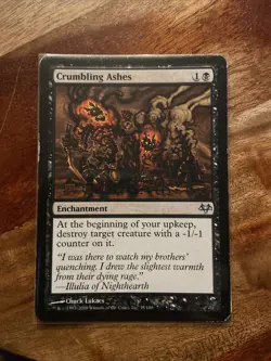 MTG Crumbling Ashes Magic: The Gathering Card - Image 1