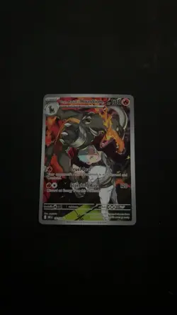 Pokemon TCG Team Rockets Houndoom Illustration Rare Card 191/182 Destined Rivals - Image 1