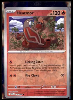 Pokemon Heatmor White Flare WHT 019/086 Reverse Holo 2 Card Lot - Image 1