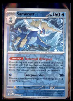 Pokemon Samurott White Flare WHT 023/086 Reverse Holo 5 Card Lot - Image 1