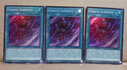 YuGiOh Chaotic Elements OP30-EN011 Cards - Playset NEW! - Image 1