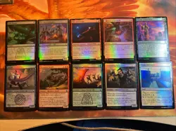 MTG 10 x Foil Card Lot Avatar: The Last Airbender Near-Mint!! - Image 1